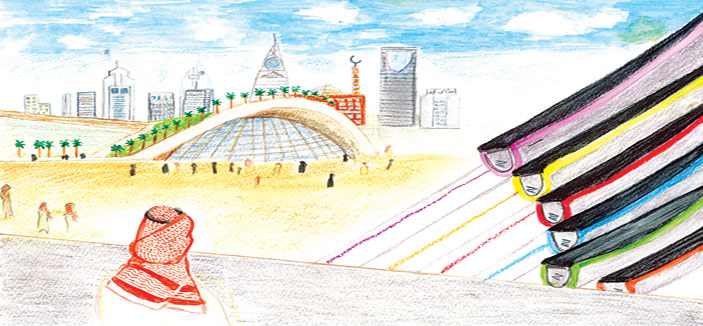 قطار-الرياض-في-رسومات-الأطفال-٢