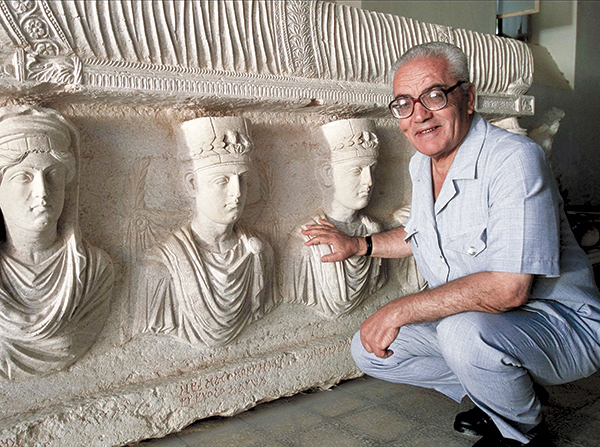 عالم الآثار السوري خالد الأسعد الذي اغتالته داعش