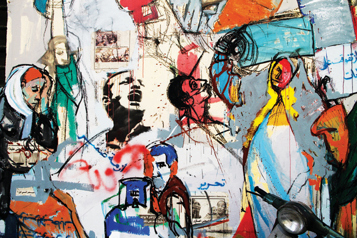 الجدران تهتف.. ثورة الغرافيتي الثانية في العالم تنفجر في ميدان التحرير