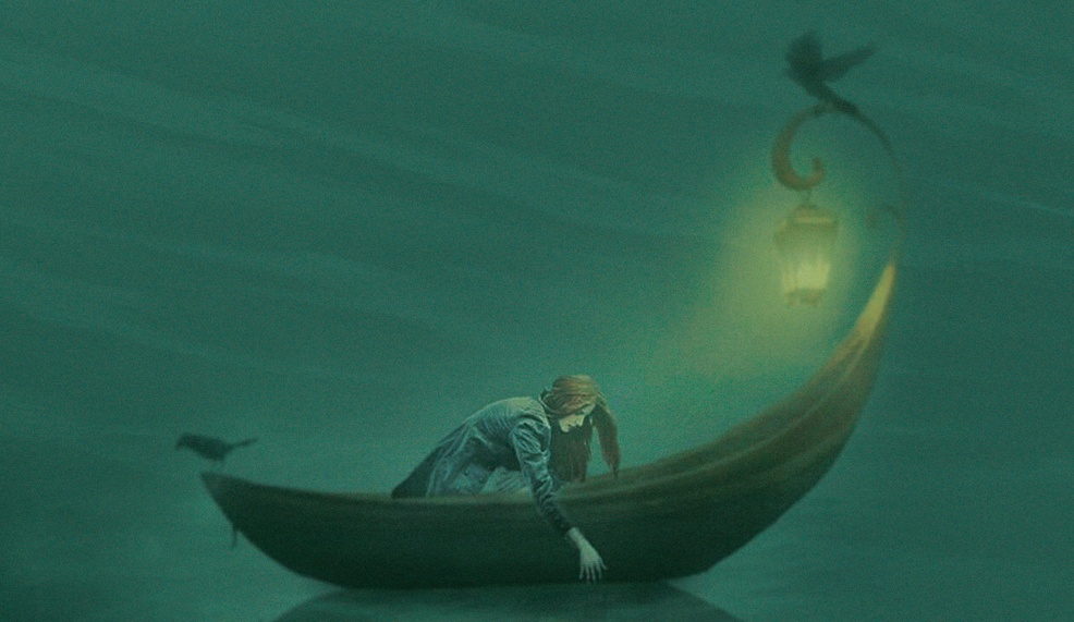 تنين فوق نهر