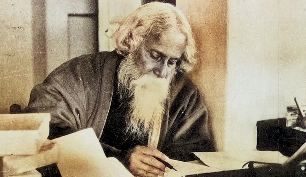 تراسل روحي شفيف بين جيد وطاغور