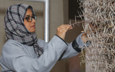 الفنانة زهرة الغامدي: الفن تجاوز حدود البرواز الذي كان يسيطر على التفكير باستمرار