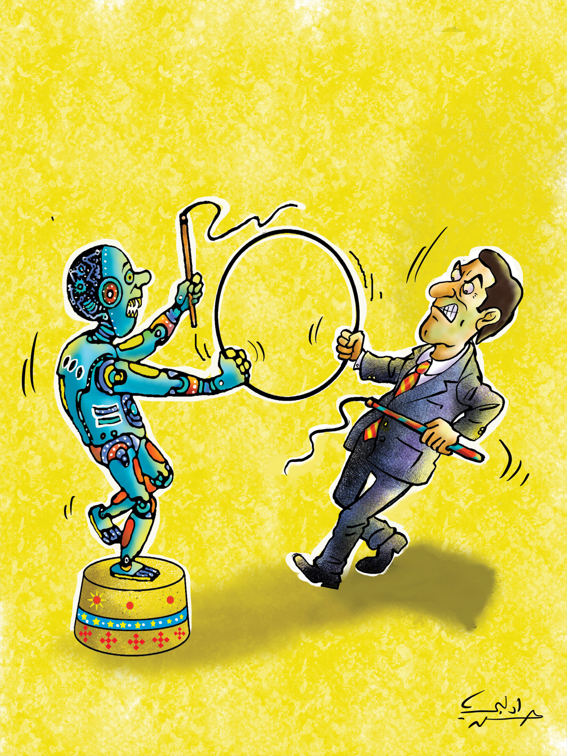 الكاريكاتير (نوفمبر- ديسمبر 2023م)