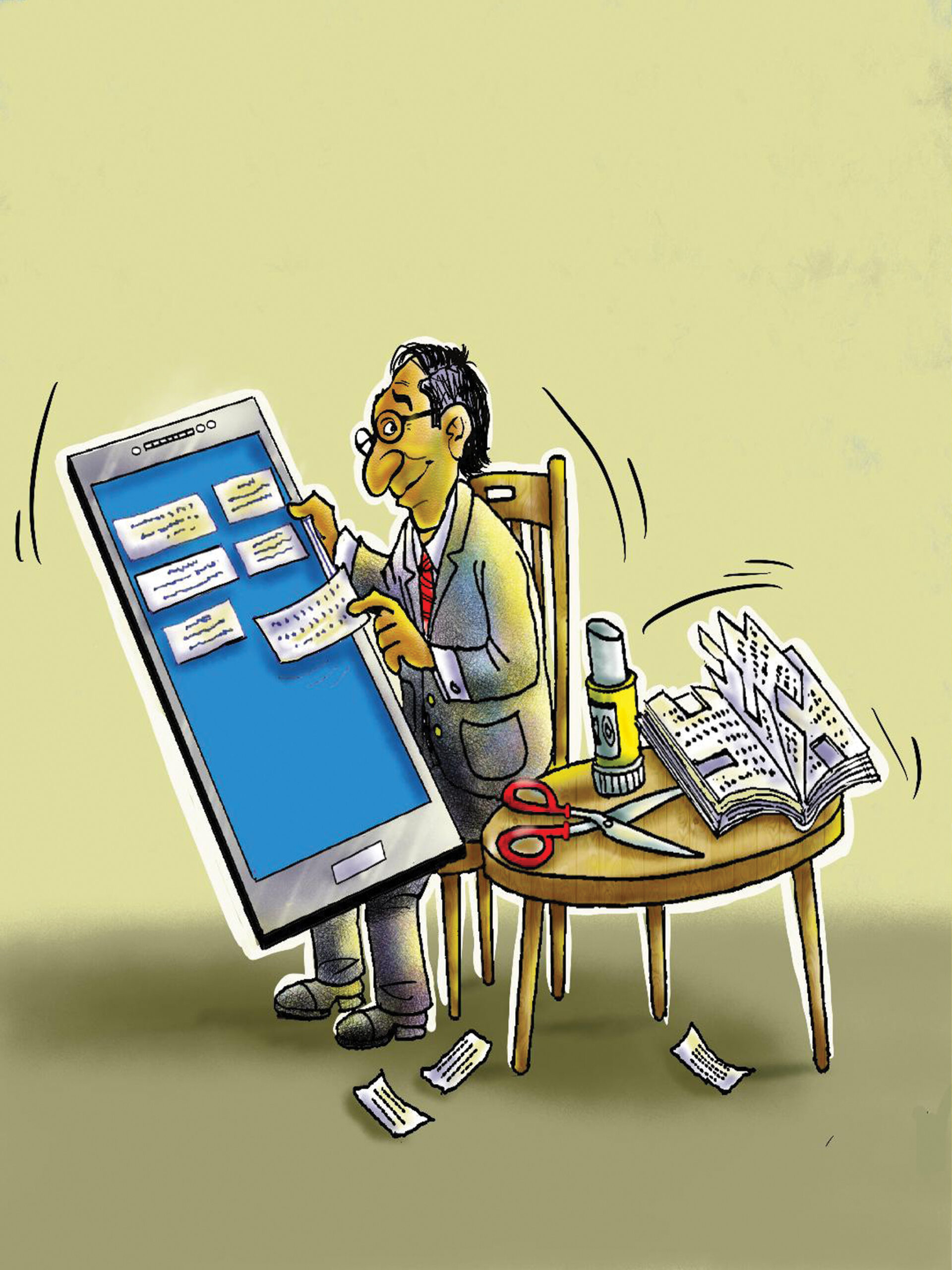 الكاريكاتير (يناير – فبراير 2024م)